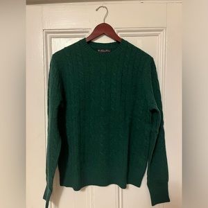 Brooks Brothers English Lambswool Cable Knit Sweater